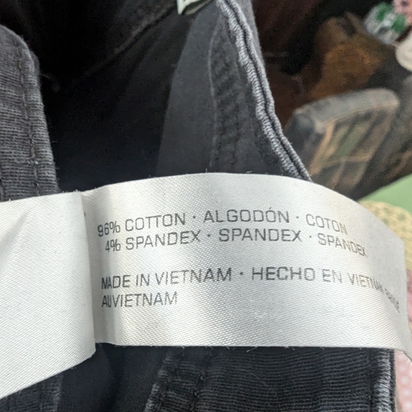 Stretchy ankle cargo jeans size 10 excellent - Picture 8 of 10